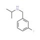 [(3-fluorophenyl)methyl](propan-2-yl)amine (CAS 90389-87-0) - chemical structure image