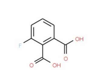 3-Fluorophthalic acid (CAS 1583-67-1) - chemical structure image
