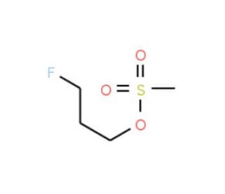 3-Fluoropropyl methanesulphonate (CAS 372-04-3) - chemical structure image