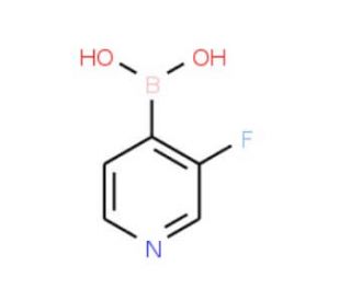 3-Fluoropyridine-4-boronic acid (CAS 458532-97-3) - chemical structure image