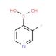 3-Fluoropyridine-4-boronic acid (CAS 458532-97-3) - chemical structure image