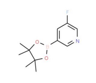 3-Fluoropyridine-5-boronic acid pinacol ester (CAS 719268-92-5) - chemical structure image