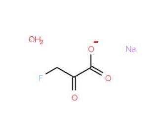 3-Fluoropyruvic acid sodium salt monohydrate (CAS 2923-22-0) - chemical structure image