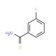 3-Fluorothiobenzamide (CAS 72505-20-5) - chemical structure image