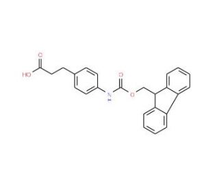 3-(Fmoc-4-aminophenyl)propionic acid (CAS 882847-07-6) - chemical structure image