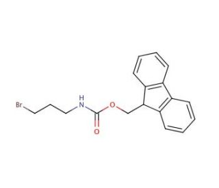 3-(Fmoc-amino)propyl bromide (CAS 186663-83-2) - chemical structure image