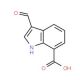 3-Formyl-1H-indole-7-carboxylic acid (CAS 317854-65-2) - chemical structure image