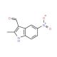 3-Formyl-2-methyl-5-nitroindole (CAS 3558-17-6) - chemical structure image