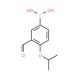 3-Formyl-4-isopropoxyphenylboronic acid (CAS 1072952-00-1) - chemical structure image