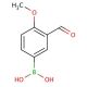 3-Formyl-4-methoxyphenylboronic acid (CAS 121124-97-8) - chemical structure image