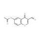 3-Formyl-4-oxo-4H-chromen-6-yl acetate - chemical structure image
