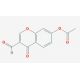 3-formyl-4-oxo-4H-chromen-7-yl acetate (CAS 42059-49-4) - chemical structure image