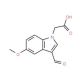 (3-Formyl-5-methoxy-1H-indol-1-yl)acetic acid - chemical structure image