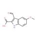 3-Formyl-5-methoxy-1H-indole-2-carboxylic acid - chemical structure image