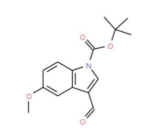 3-Formyl-5-methoxyindole, N-BOC protected (CAS 324756-80-1) - chemical structure image