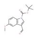 3-Formyl-5-methoxyindole, N-BOC protected (CAS 324756-80-1) - chemical structure image