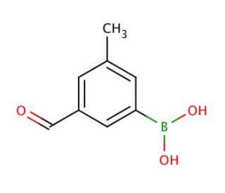 3-Formyl-5-methylphenylboronic acid (CAS 870777-33-6) - chemical structure image