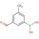 3-Formyl-5-methylphenylboronic acid (CAS 870777-33-6) - chemical structure image
