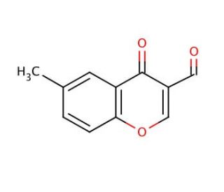 3-Formyl-6-methylchromone (CAS 42059-81-4) - chemical structure image