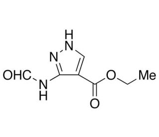 3-(Formylamino)-1H-pyrazole-4-carboxylic Acid Ethyl Ester - chemical structure image
