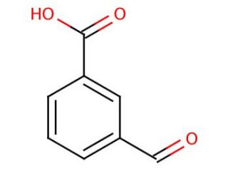 3-Formylbenzoic acid (CAS 619-21-6) - chemical structure image
