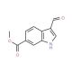 3-Formylindole-6-carboxylic acid methyl ester (CAS 133831-28-4) - chemical structure image