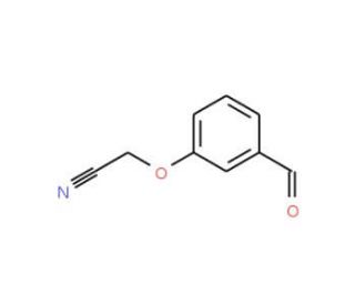 (3-formylphenoxy)acetonitrile - chemical structure image