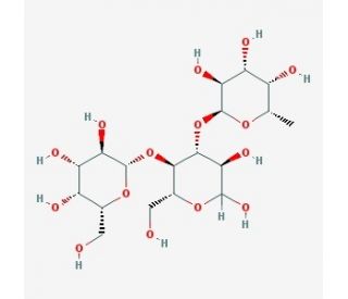 3-Fucosyl-D-lactose (CAS 41312-47-4) - chemical structure image