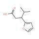 3-Furan-2-yl-4-methyl-pentanoic acid - chemical structure image