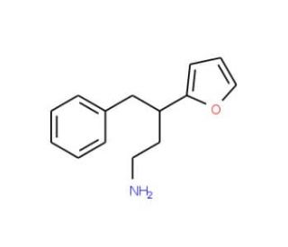 3-Furan-2-yl-4-phenyl-butylamine - chemical structure image