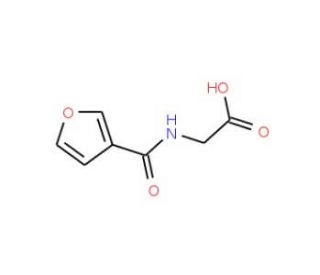 (3-furoylamino)acetic acid - chemical structure image