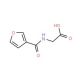 (3-furoylamino)acetic acid - chemical structure image