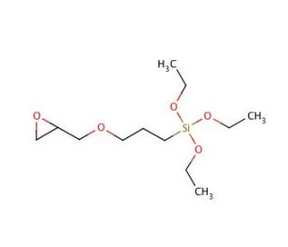 (3-Glycidyloxypropyl)triethoxysilane (CAS 2602-34-8) - chemical structure image