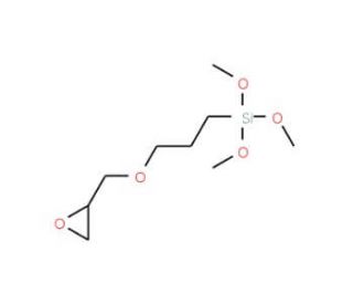 (3-Glycidyloxypropyl)trimethoxysilane (CAS 2530-83-8) - chemical structure image