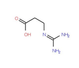 3-Guanidinopropionic acid (CAS 353-09-3) - chemical structure image