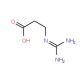 3-Guanidinopropionic acid (CAS 353-09-3) - chemical structure image