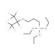 3-(Heptafluoroisopropoxy)propyltriethoxysilane (CAS 149838-19-7) - chemical structure image