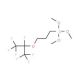 3-(Heptafluoroisopropoxy)propyltrimethoxysilane (CAS 19116-61-1) - chemical structure image