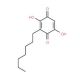 3-Heptyl-2,5-dihydroxy-[1,4]benzoquinone - chemical structure image