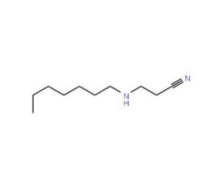 3-(Heptylamino)propanenitrile - chemical structure image