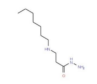 3-(Heptylamino)propanohydrazide - chemical structure image