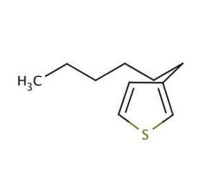 3-Hexylthiophene (CAS 1693-86-3) - chemical structure image