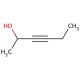 3-Hexyn-2-ol (CAS 109-50-2) - chemical structure image