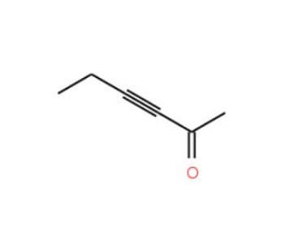 3-Hexyn-2-one (CAS 1679-36-3) - chemical structure image