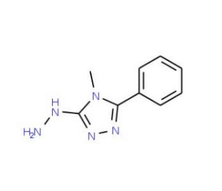 3-hydrazino-4-methyl-5-phenyl-4H-1,2,4-triazole - chemical structure image