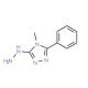 3-hydrazino-4-methyl-5-phenyl-4H-1,2,4-triazole - chemical structure image