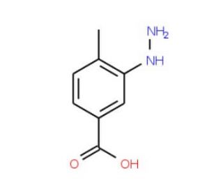 3-Hydrazino-4-methylbenzoic acid - chemical structure image