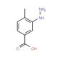3-Hydrazino-4-methylbenzoic acid - chemical structure image