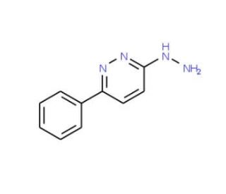 3-hydrazino-6-phenylpyridazine (CAS 38956-80-8) - chemical structure image