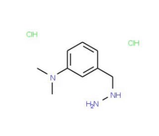 3-(Hydrazinomethyl)-N,N-dimethylaniline dihydrochloride - chemical structure image